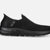 Herre SKECHERS Sko | Wide Fit: Slip-Ins: Go Walk 6 - Easy On