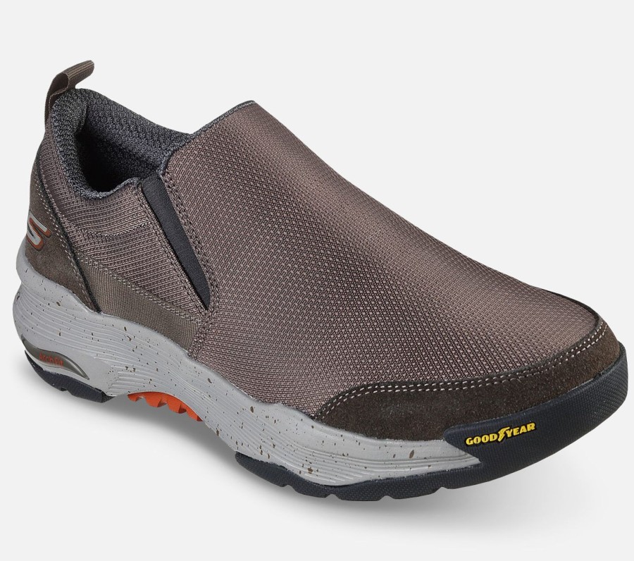 Herre SKECHERS Sko | Go Walk Arch Fit Outdoor: Castle Rock - Water Repellent