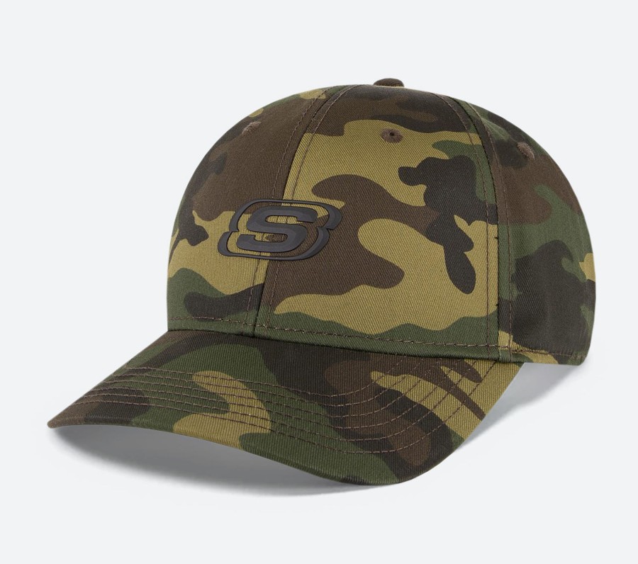 Herre SKECHERS Hatter & Hansker | Cap - Camo Triples Hat