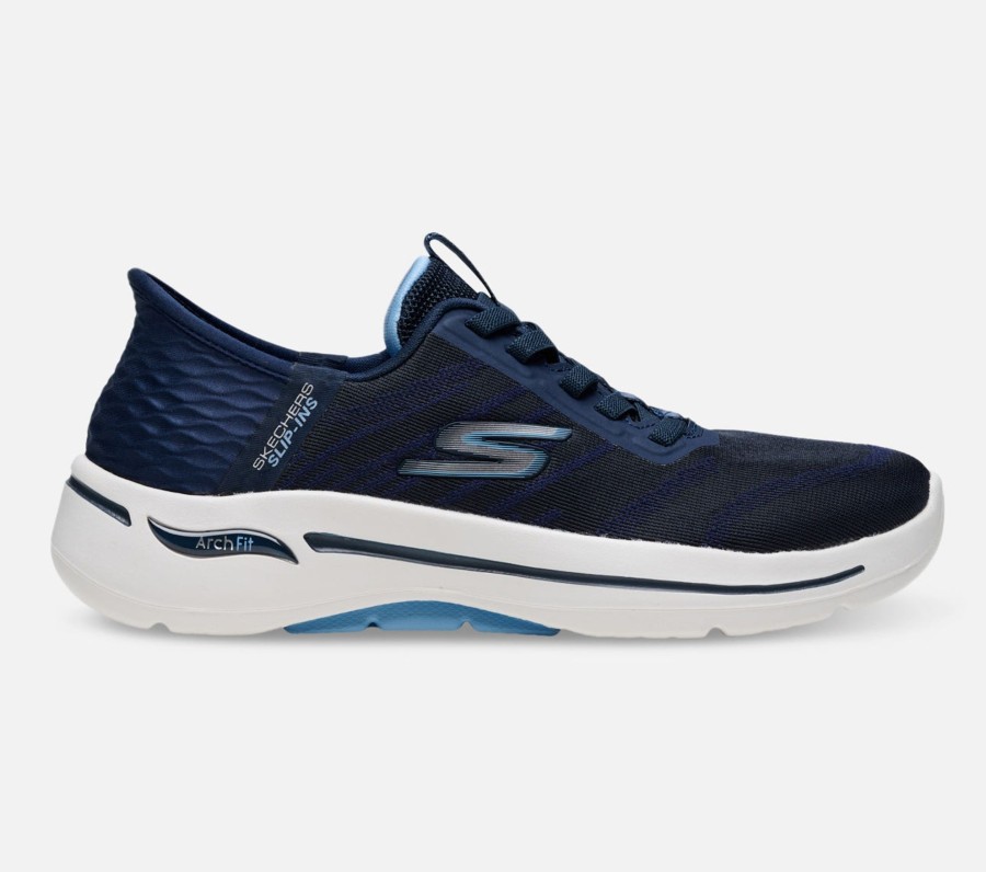 Dame SKECHERS Sko | Slip-Ins: Go Walk Arch Fit - Wavy Sky