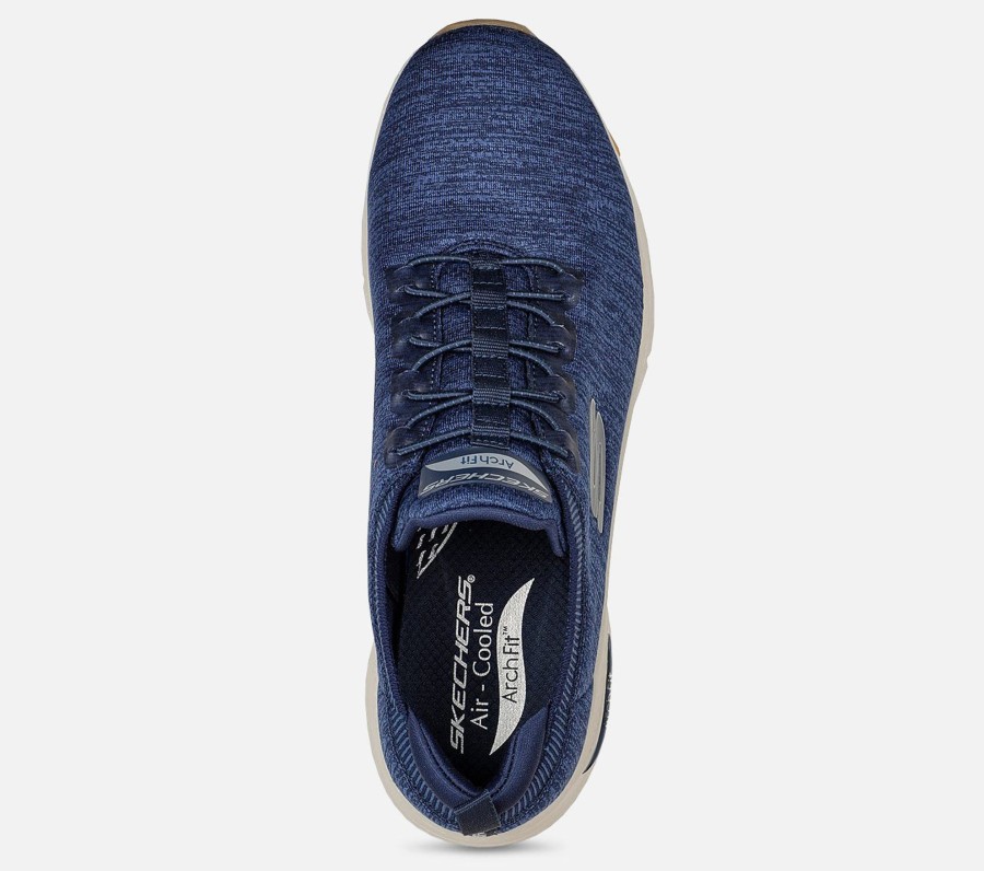 Herre SKECHERS Sko | Arch Fit - Waveport