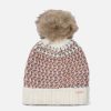 Dame SKECHERS Hatter & Hansker | Rib Knit Striped Hat