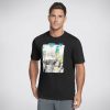 Herre SKECHERS Klaer | Pier Geo Photo Crew T-Shirt