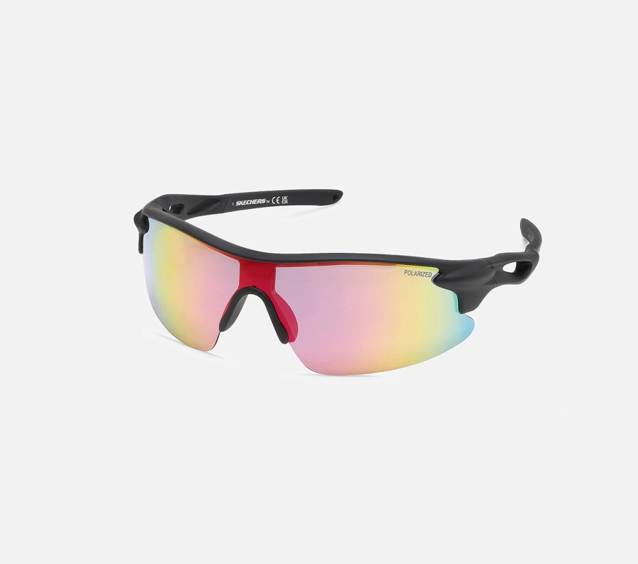 Herre SKECHERS Tilbehor | Semi-Rimless Sportssolbriller