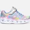 Barn SKECHERS Sko | Heart Lights - Rainbow Lux