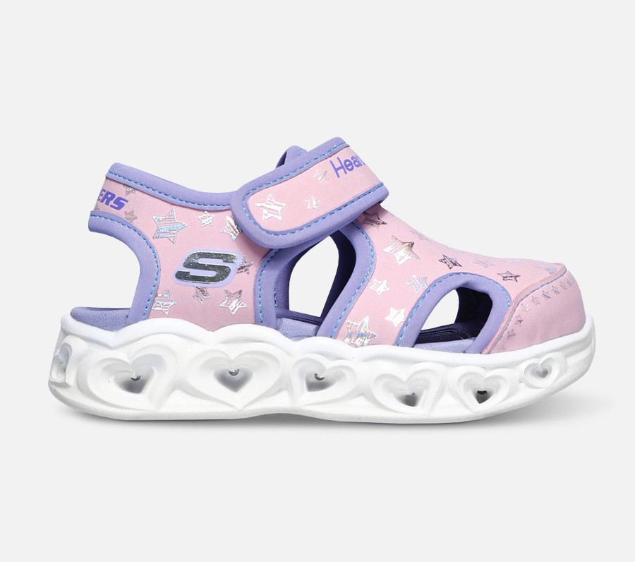 Barn SKECHERS Sandaler | Heart Lights Sandals - Star Sweet