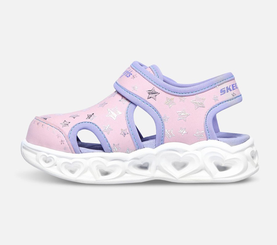 Barn SKECHERS Sandaler | Heart Lights Sandals - Star Sweet