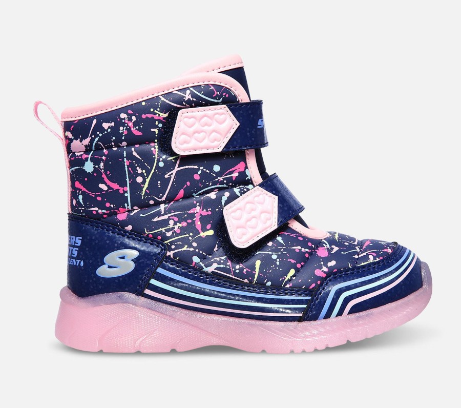 Barn SKECHERS Stovler | S-Lights Power Paint - Water Repellent