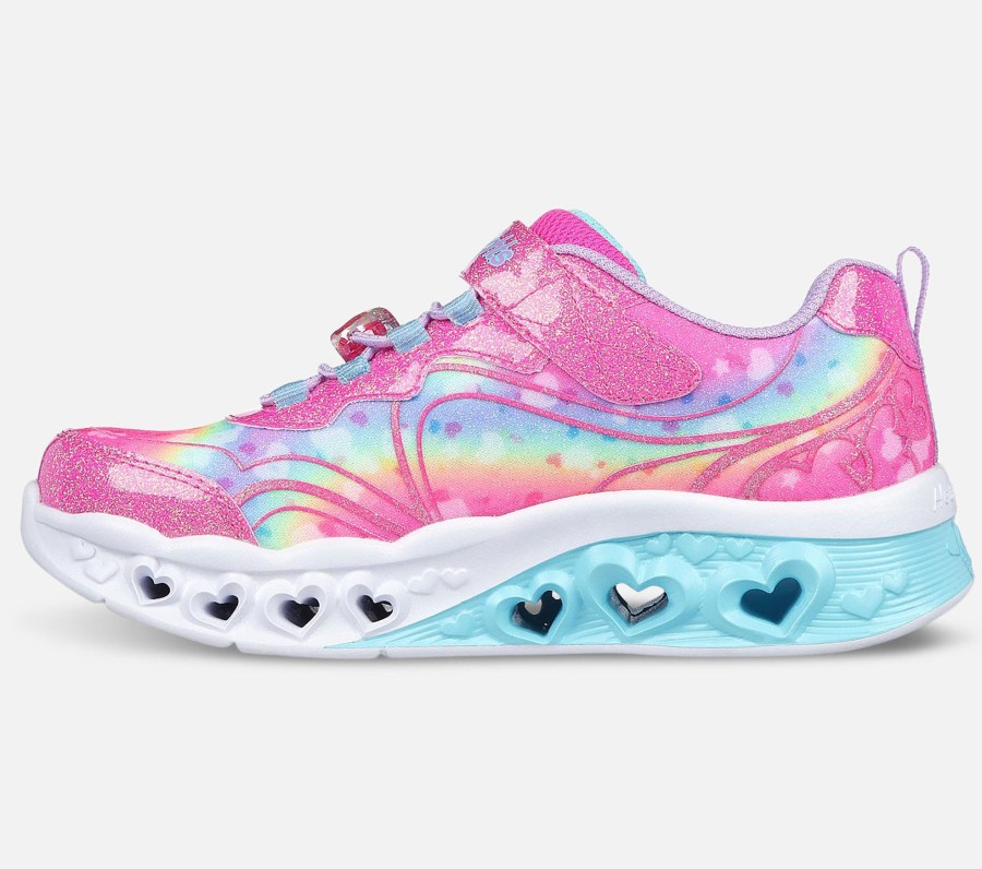 Barn SKECHERS Sko | Flutter Heart Lights - Groovy Swirl