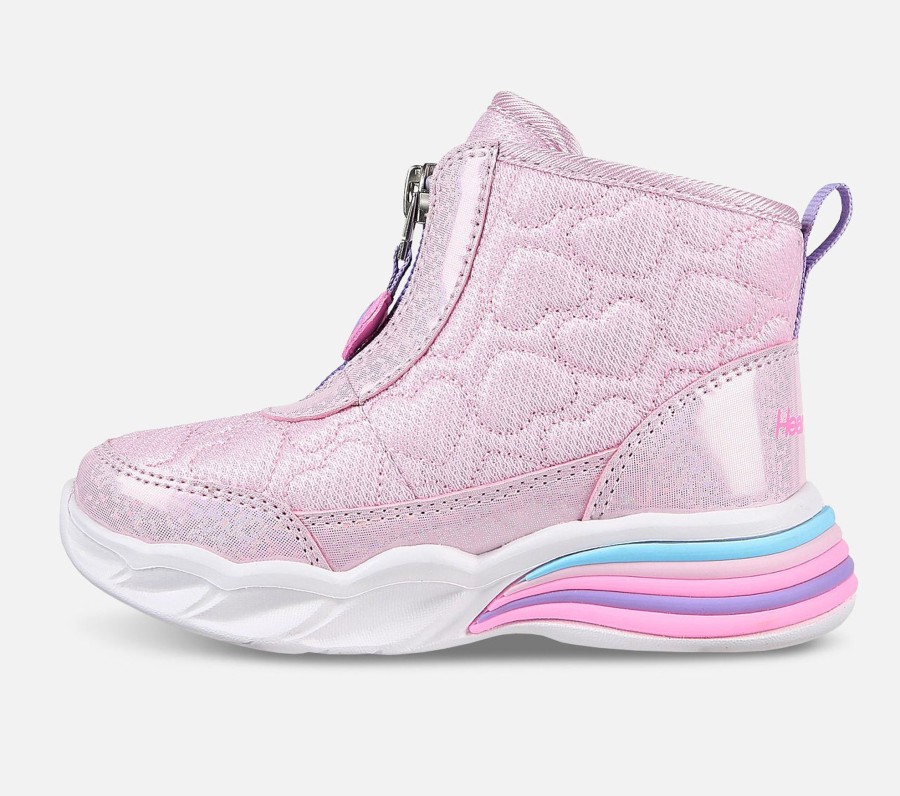 Barn SKECHERS Stovler | Sweetheart Lights - Heart Hugger